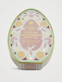 Pink Marc De Champagne Truffle Eggs
