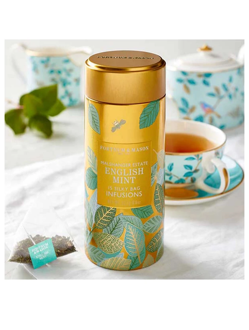 English Mint Infusion Tin 15 Silky Bags