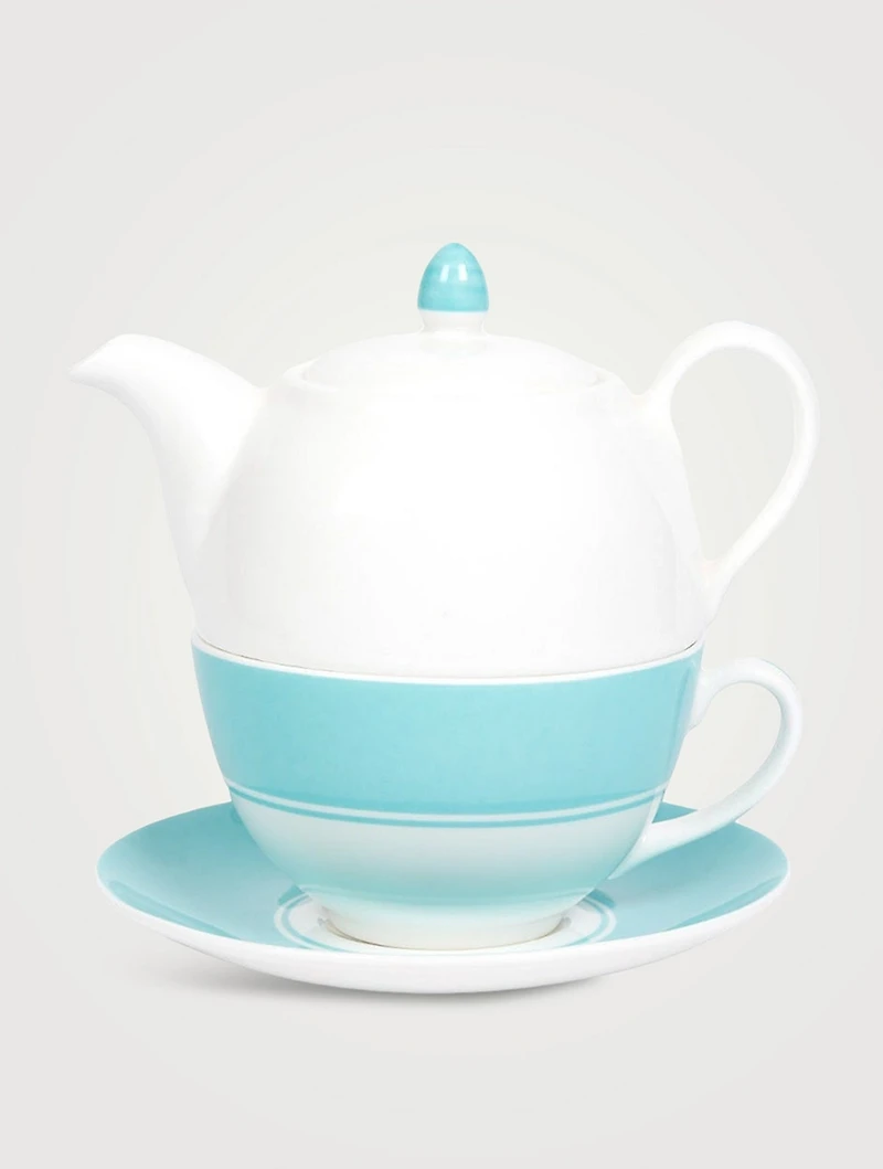 Fortnum's Stripe Tea For One Teapot