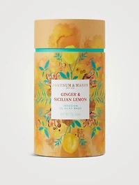 Ginger & Sicilian Lemon Infusion Tin 30 Silky Bags