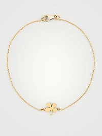 Mini Gold Clover Bracelet