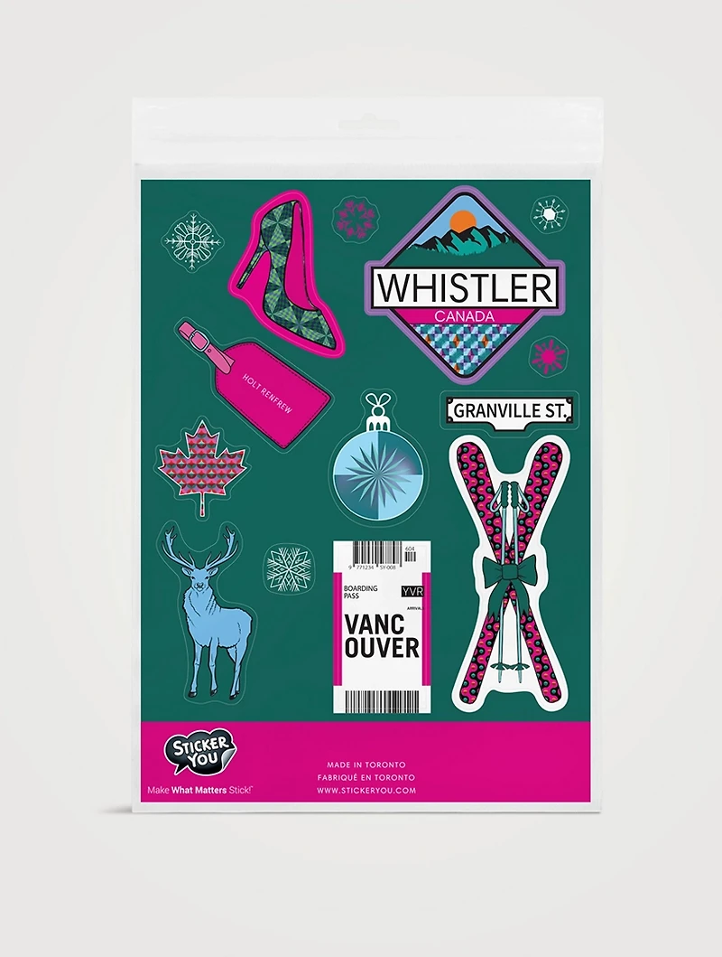 Holiday Sticker Pages - Vancouver