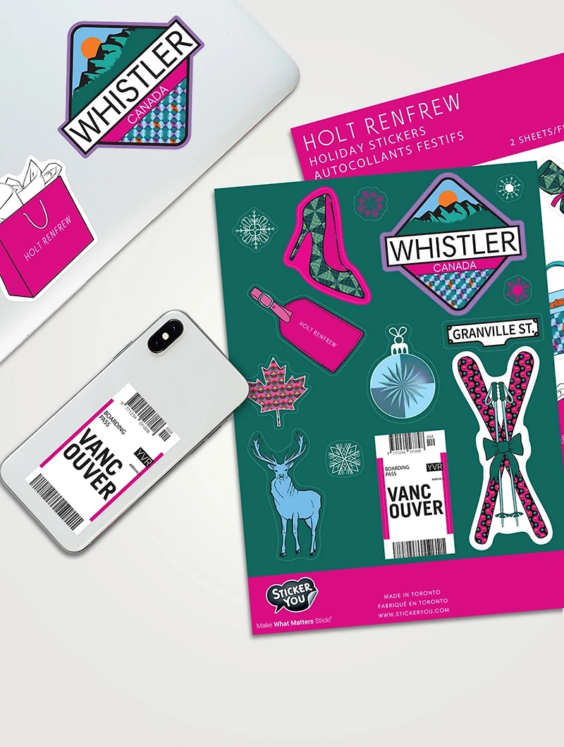 Holiday Sticker Pages - Vancouver