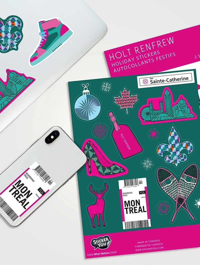 Holiday Sticker Pages - Montreal