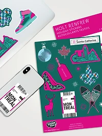 Holiday Sticker Pages - Montreal