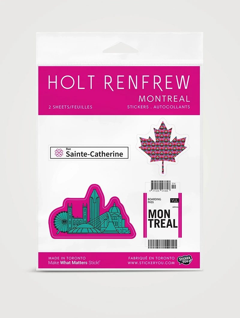 Holiday Mini Sticker Pages - Montreal