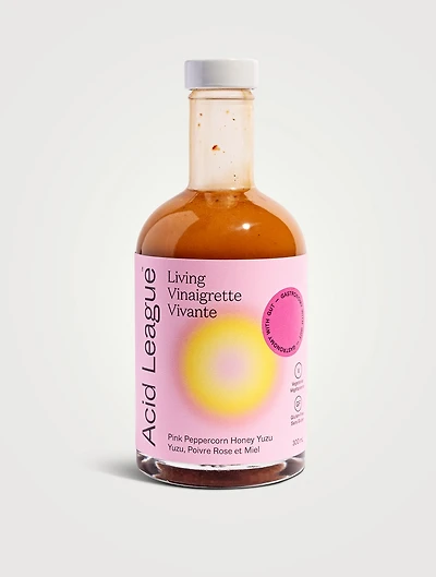 Pink Peppercorn Honey Yuzu Viniagrette