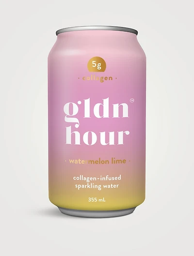 Watermelon Lime Collagen-Infused Sparkling Water