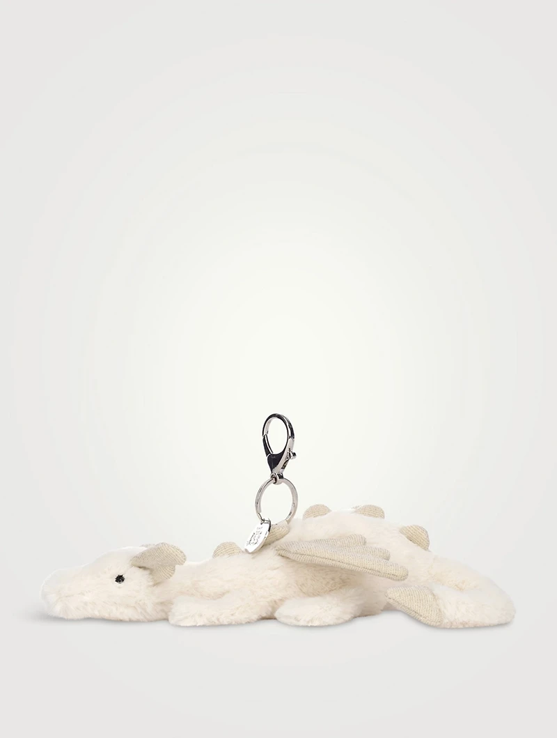 Snow Dragon Bag Charm
