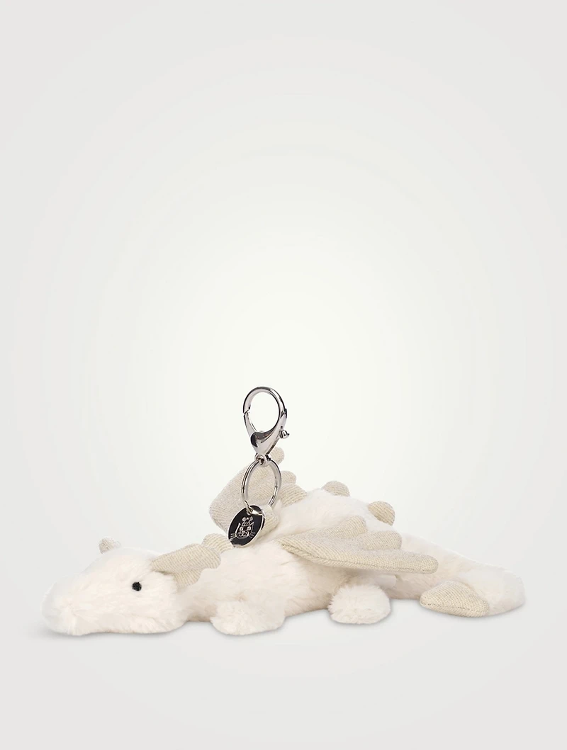Snow Dragon Bag Charm