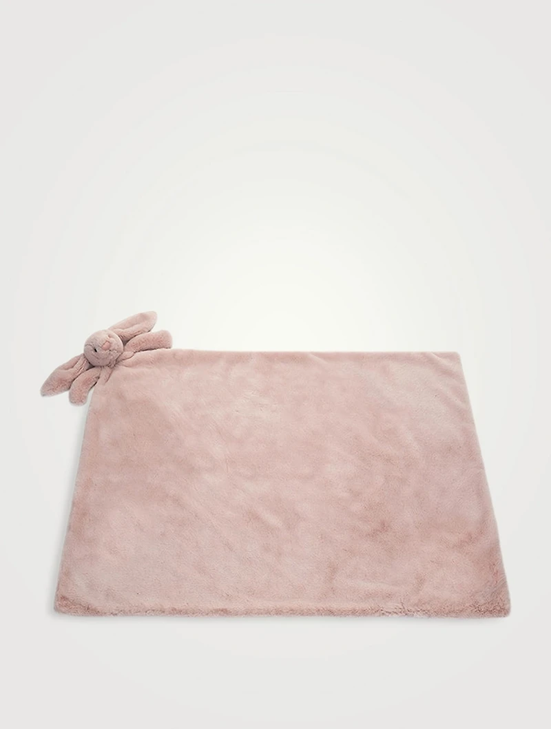Bashful Luxe Bunny Rosa Blankie