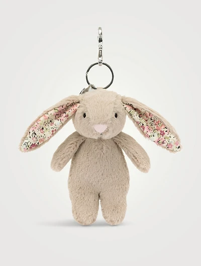 Blossom Beige Bunny Bag Charm