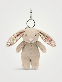 Blossom Beige Bunny Bag Charm