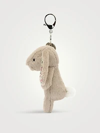 Blossom Beige Bunny Bag Charm
