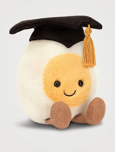 Amuseables Graduation Boiled Egg Plush Toy
