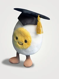Amuseables Graduation Boiled Egg Plush Toy