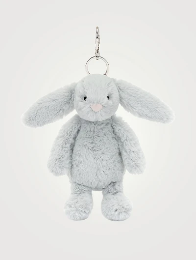 Bashful Grey Bunny Bag Charm