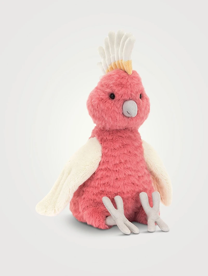 Squawkatoo Pink Cockatoo Plush Toy