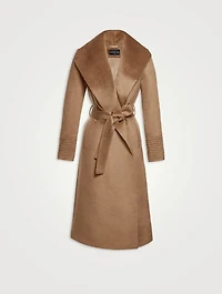Belted Suri Alpaca Wool Wrap Coat