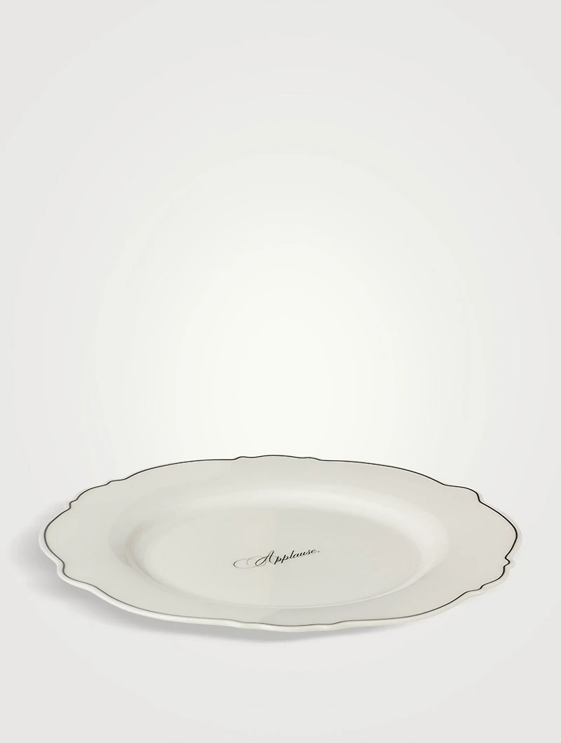 Set Of Four Applause Wave Dinner Plates