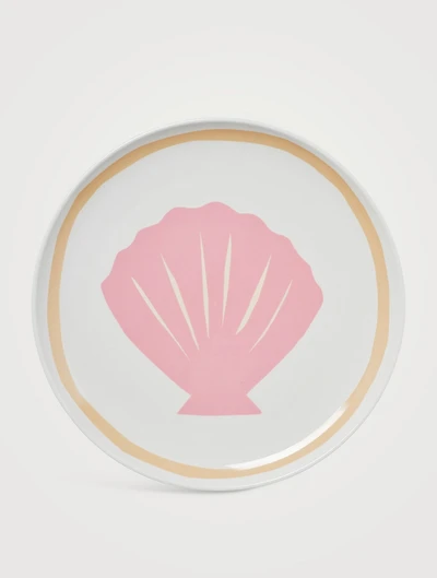 Large Pink Shell Plate