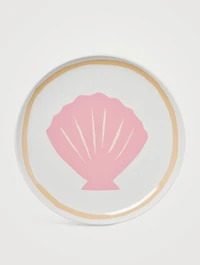Large Pink Shell Plate