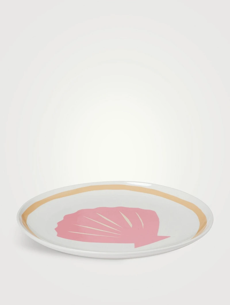 Large Pink Shell Plate