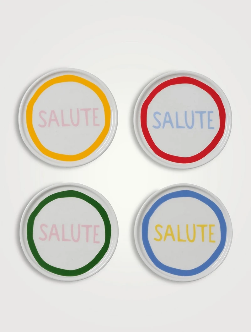 Set Of Four Salute Coasters