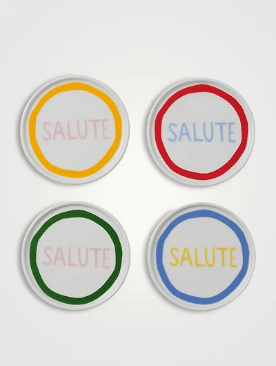 Set Of Four Salute Coasters