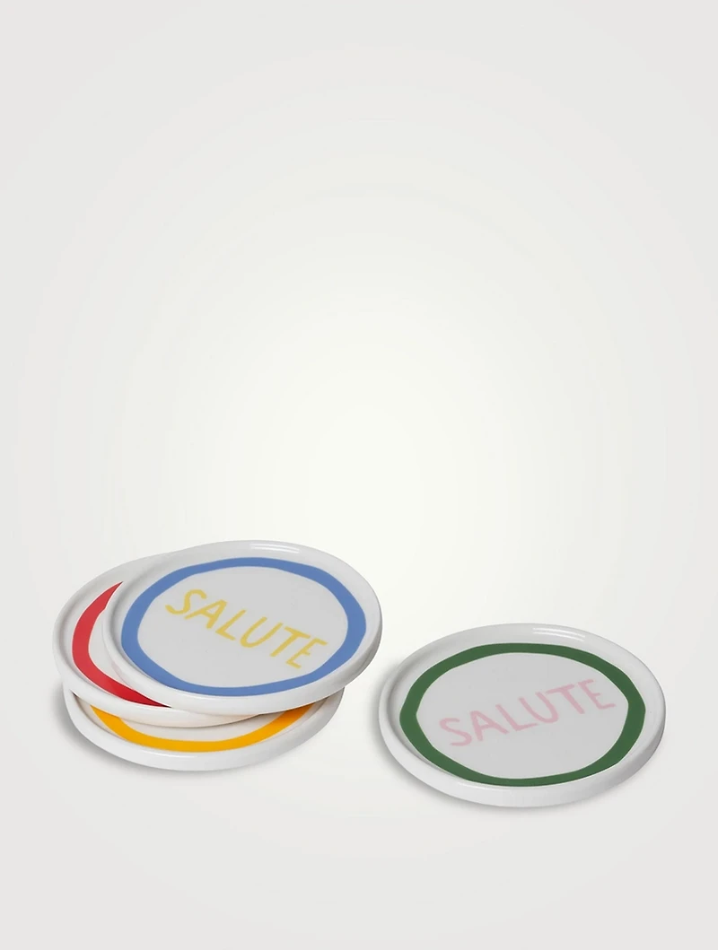 Set Of Four Salute Coasters