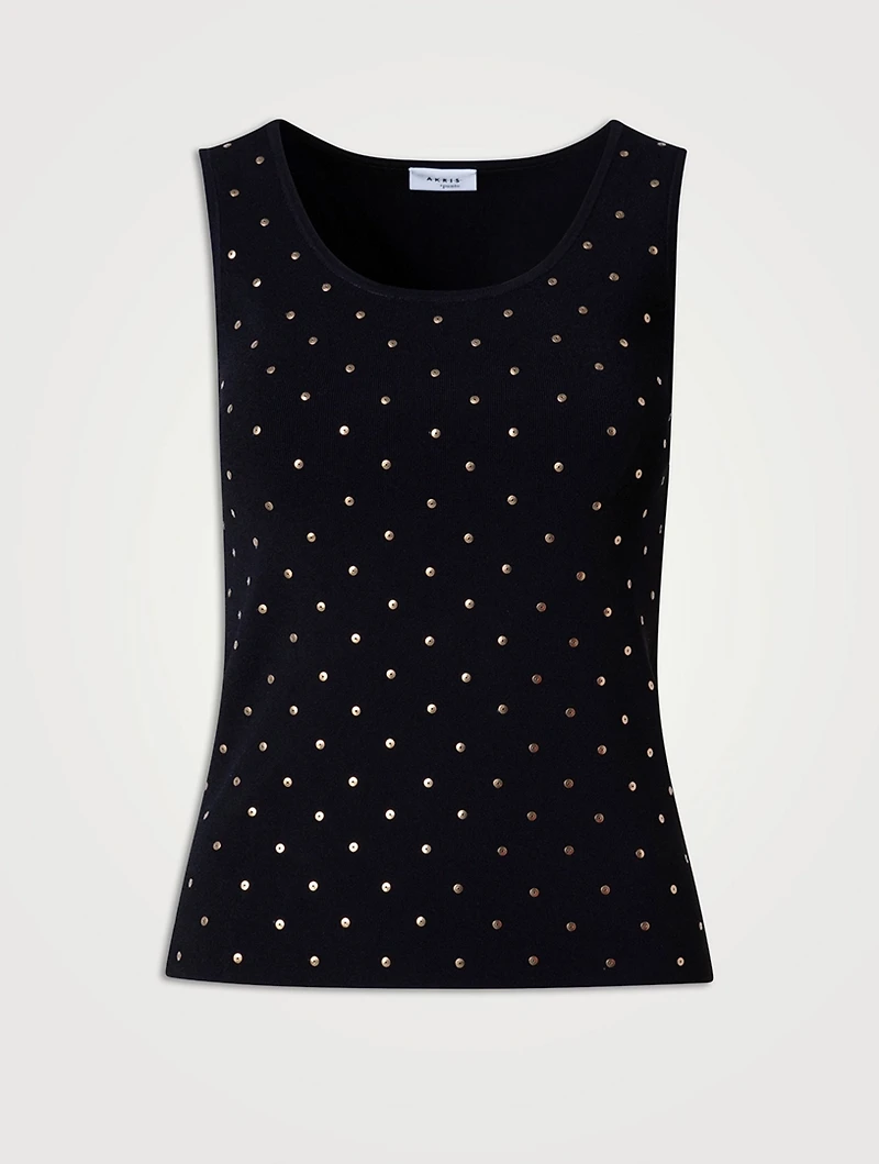 Studded Tank Top