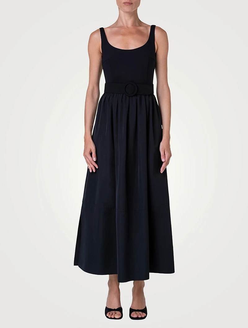 Belted Midi Dress