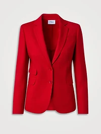 Wool Crêpe Blazer