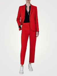 Wool Crêpe Blazer
