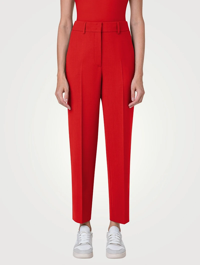 Ferry Tapered Stretch Wool Trousers