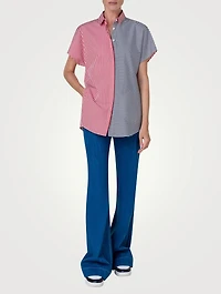 Poplin Shirt Stripe Print