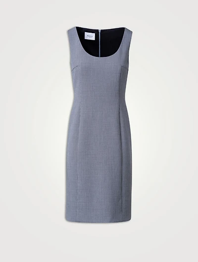 Sheath Dress Houndstooth Print