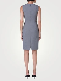 Sheath Dress Houndstooth Print