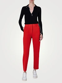 Merino Wool Polo Sweater