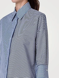 Poplin Shirt Stripe Print