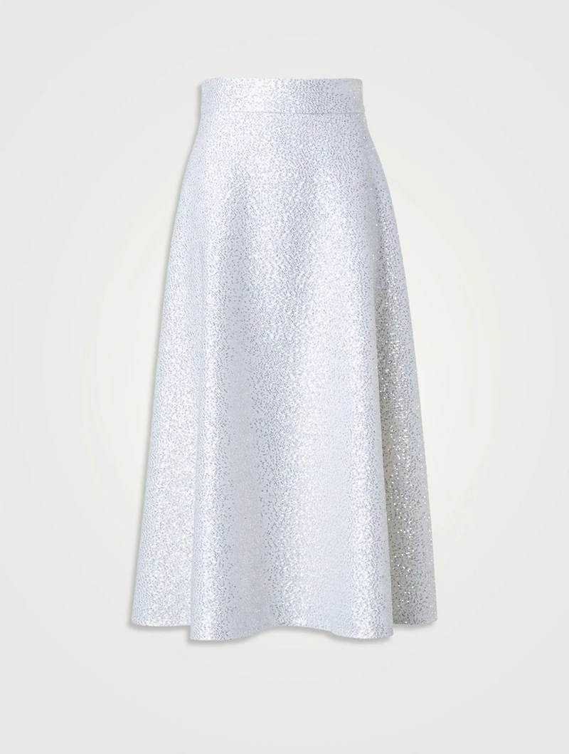 Sequin Midi Skirt