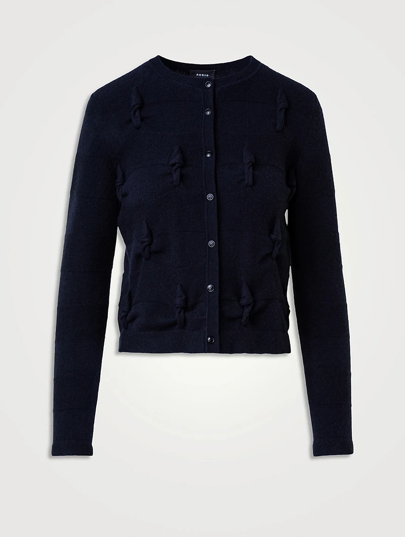 Knotted Cable Cashmere Cardigan