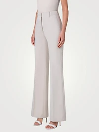 Florine Cotton Gabardine Straight-Leg Trousers