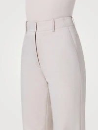 Florine Cotton Gabardine Straight-Leg Trousers