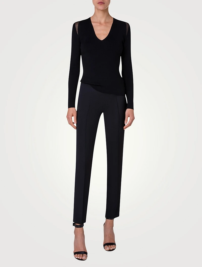 Stretch-Silk Sweater