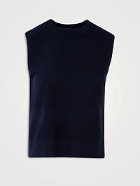 Sleeveless Cashmere Sweater