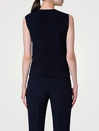 Sleeveless Cashmere Sweater