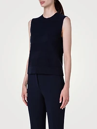 Sleeveless Cashmere Sweater