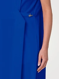 Cotton Silk Midi Dress