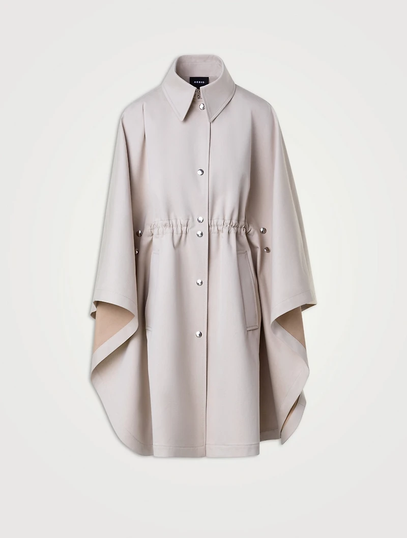Veda Cotton Gabardine Cape